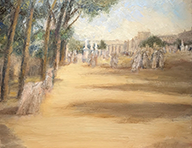 The Tuileries/Paris Oil Painting